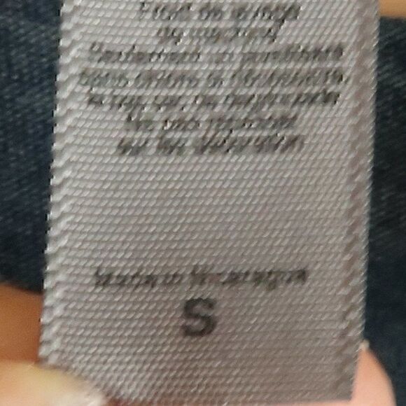 WOD BOM BLUE LONG SLEEVE LIGHTWEIGHT HOODIESHIRT WOMENS SIZE SMALL - Picture 3 of 8